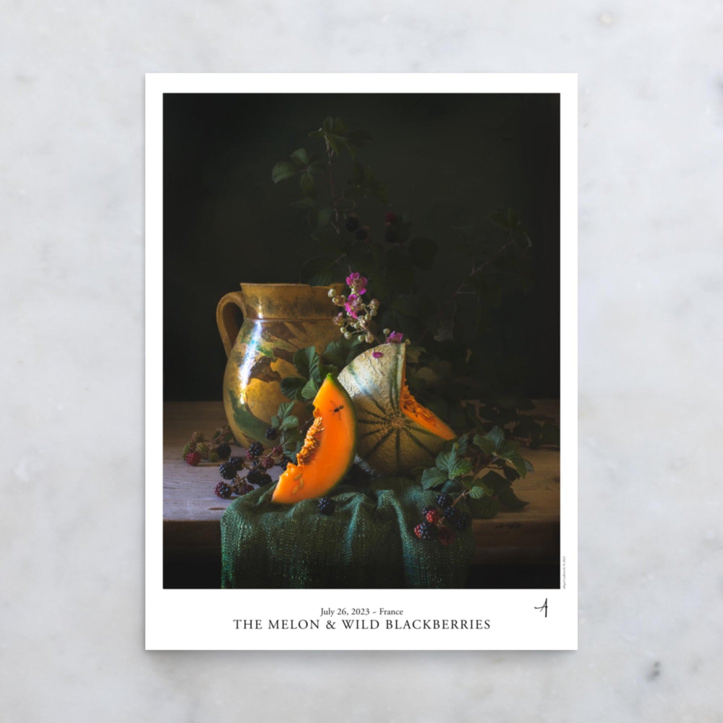 The Melon & Wild Blackberries Poster