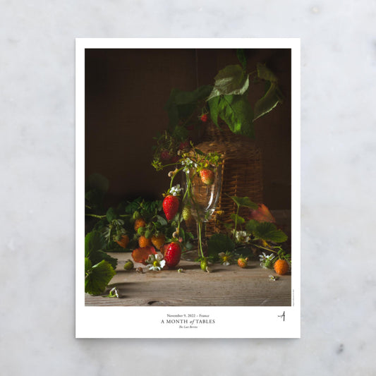 The Last Berries Poster - A Month of Tables