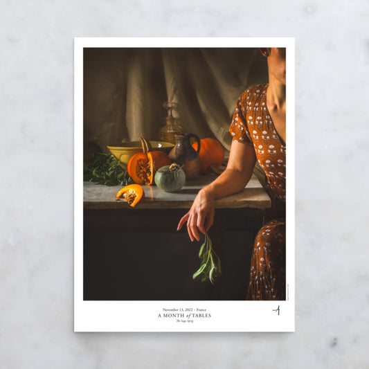 The Sage Sprig Poster - A Month of Tables