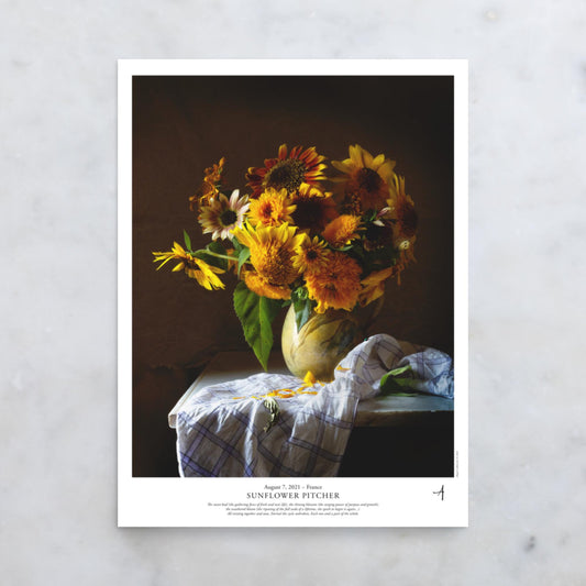 Sunflower Vase Poster
