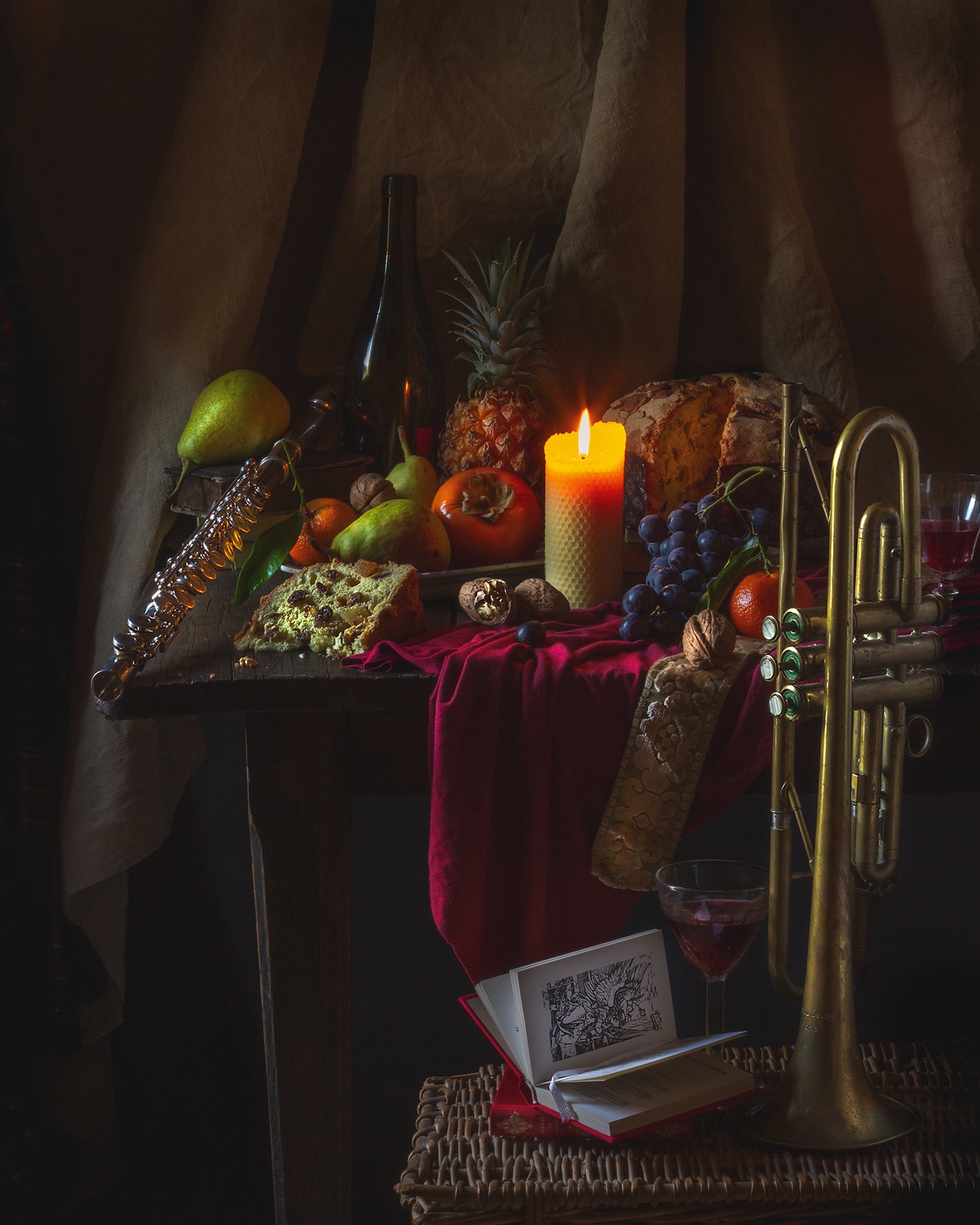 Gather  - A Month of Tables Series Day 30 - Limited Edition Print