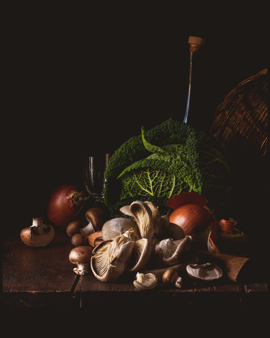 Cabbage and Mushroom Limited Edition Print
