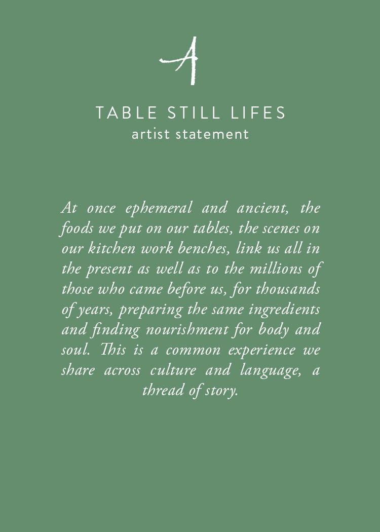 Oyster Mushrooms  - A Month of Tables Series Day 12 - Limited Edition Print