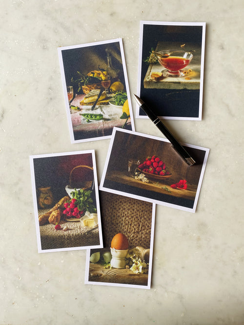 A Month Spring of Tables Stationary - Set of 5 cards + envelopes