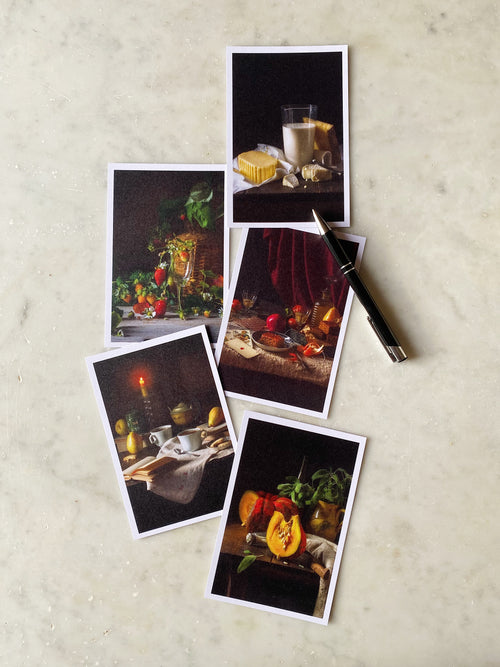 A Month of Tables Stationary - Set of 5 cards + envelopes