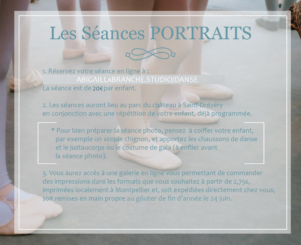 Séance Portrait Danse 2026