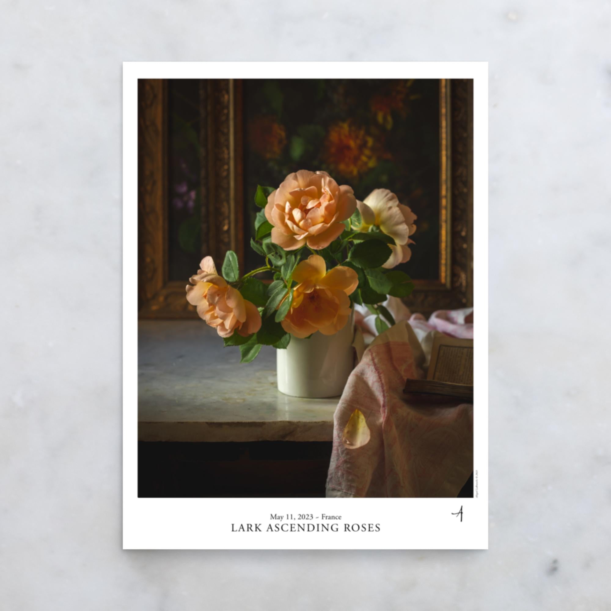 Lark Ascending Roses Poster