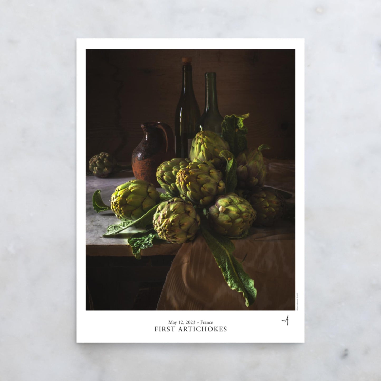 First Artichokes Poster