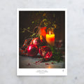 Fallen Pomegranates Poster - A Month of Tables