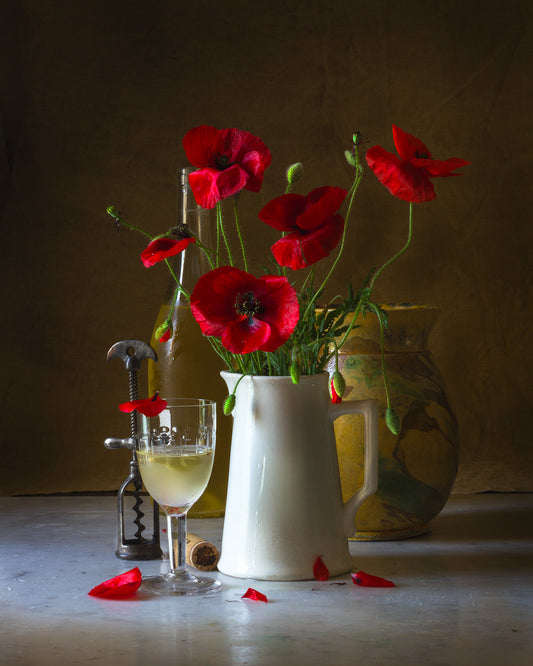 Poppies & Wine Limited Edition Print