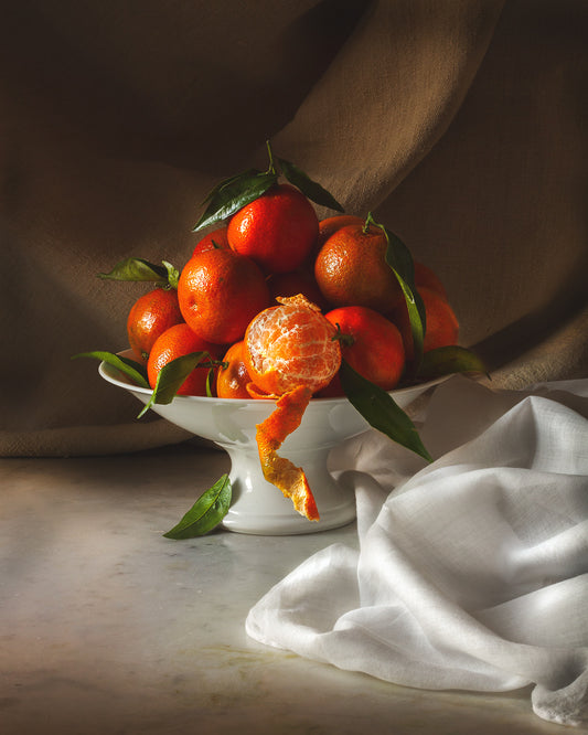 Compotier of Clementines  - A Month of Tables Series Day 19 - Limited Edition Print