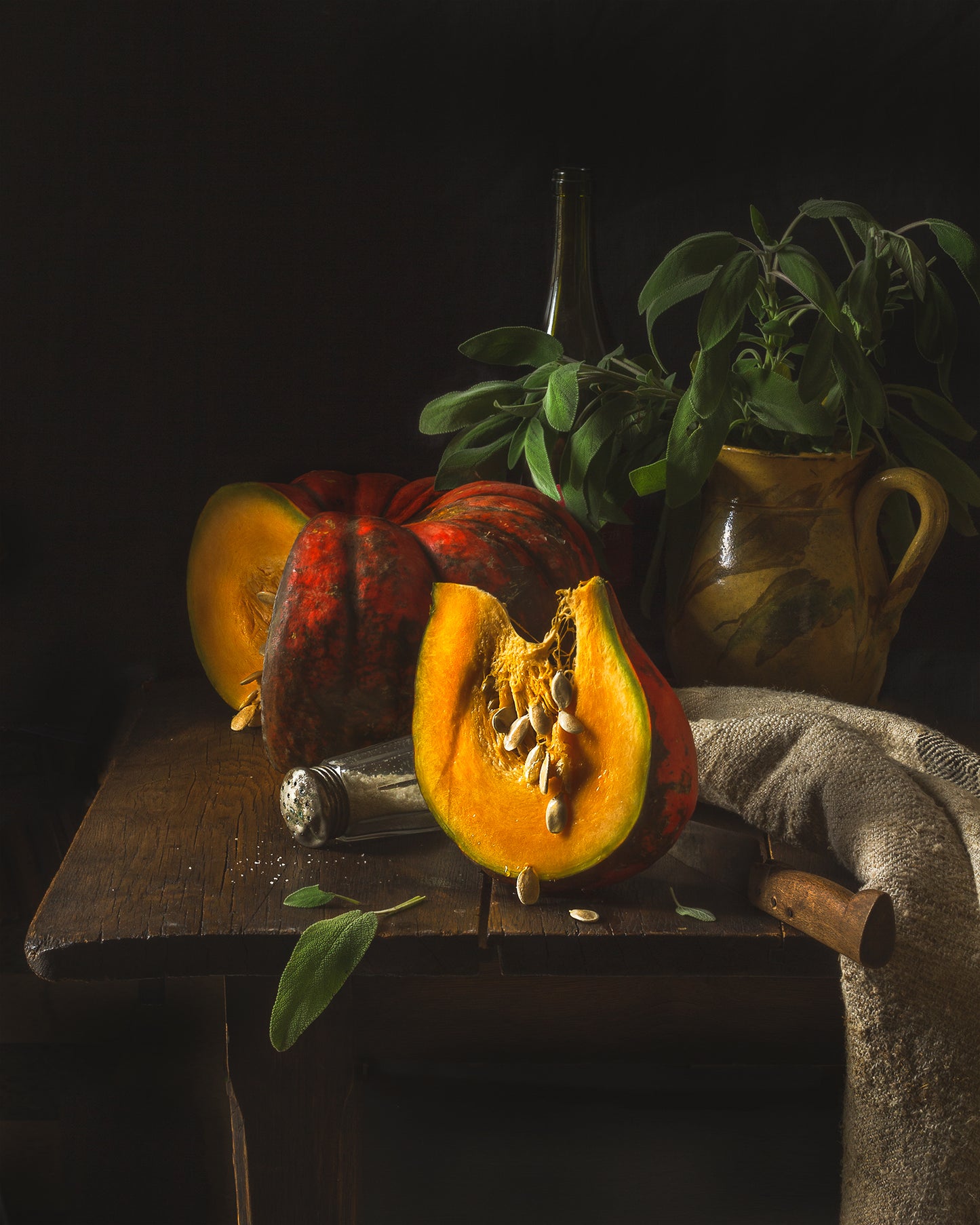 Pumpkin Soup  - A Month of Tables Series Day 21 - Limited Edition Print