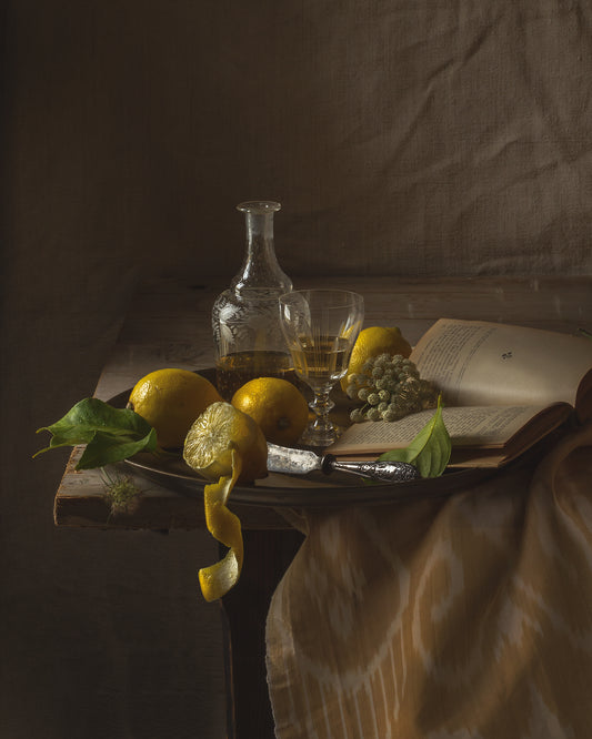 A Romance of Lemons  - A Month of Tables Series Day 28 - Limited Edition Print