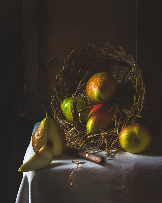 The Gift of Pears  - A Month of Tables Series Day 16 - Limited Edition Print