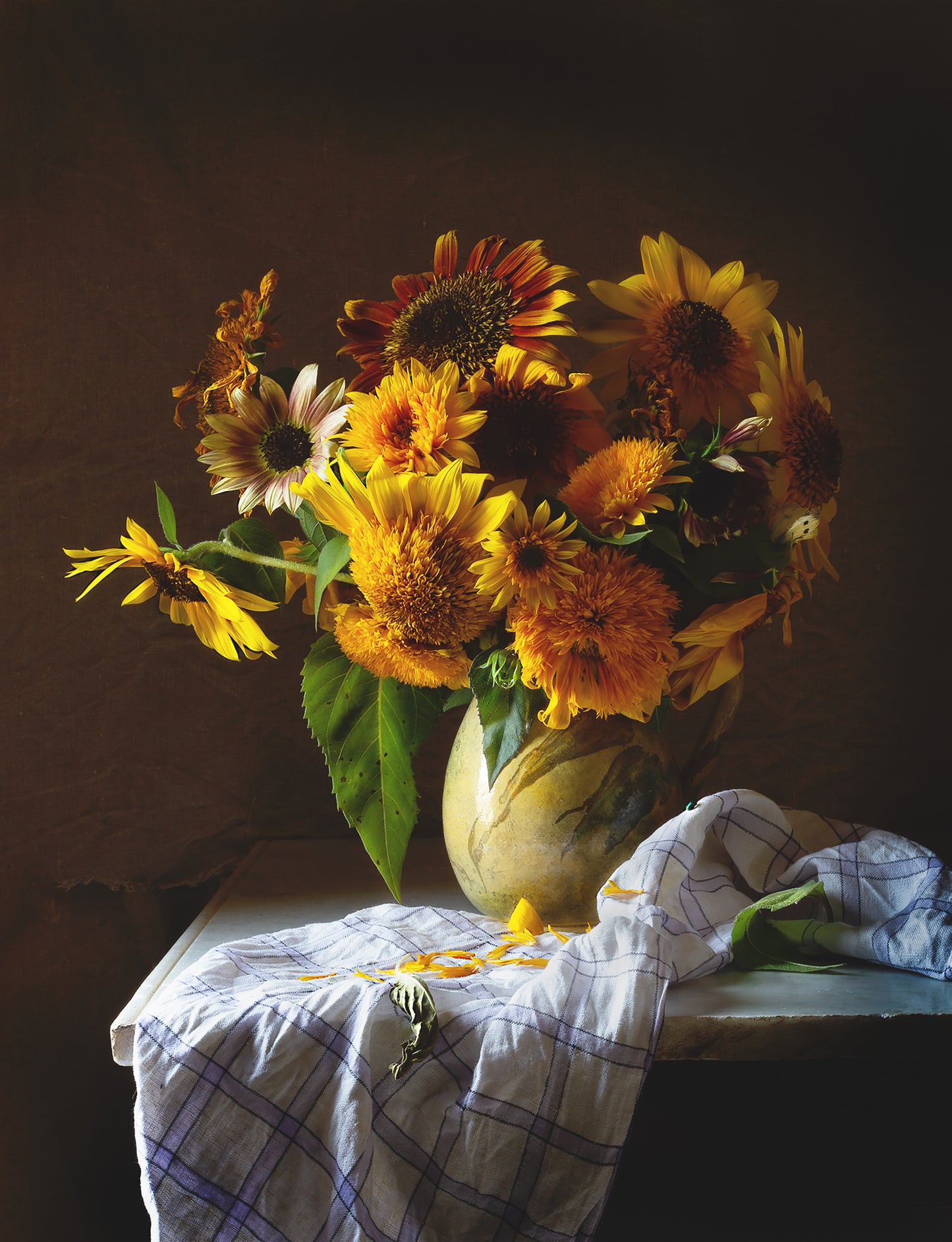 Sunflower Pitcher Limited Edition Print
