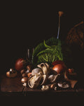 Cabbage and Mushroom Limited Edition Print