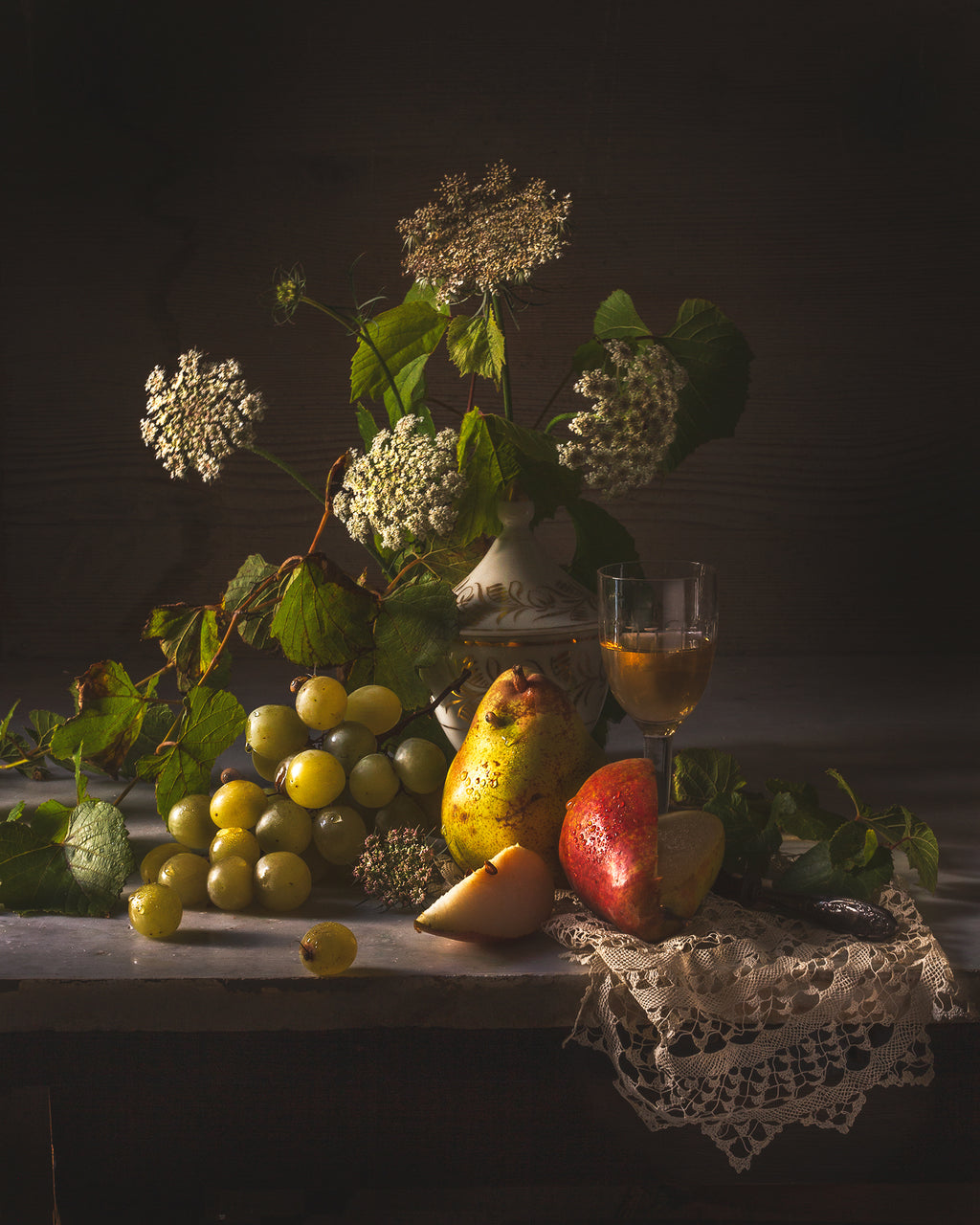 Pears & Grapes - A Month of Tables Series Day 4 - Limited Edition Print